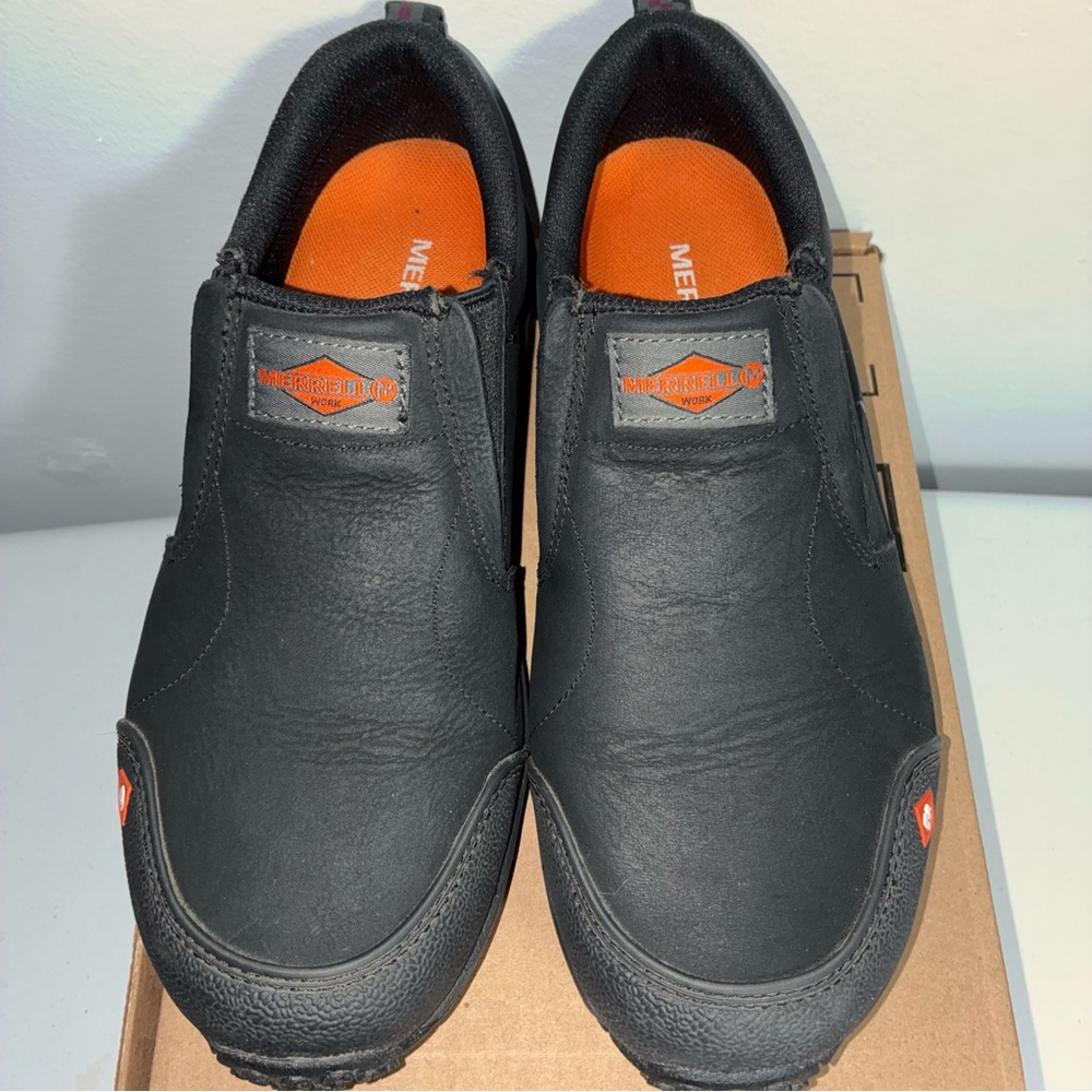 Merrell Jungle Moc Non-Comp Toe Slip Resistant Work Shoes Women’s Size 9M - Picture 3 of 9